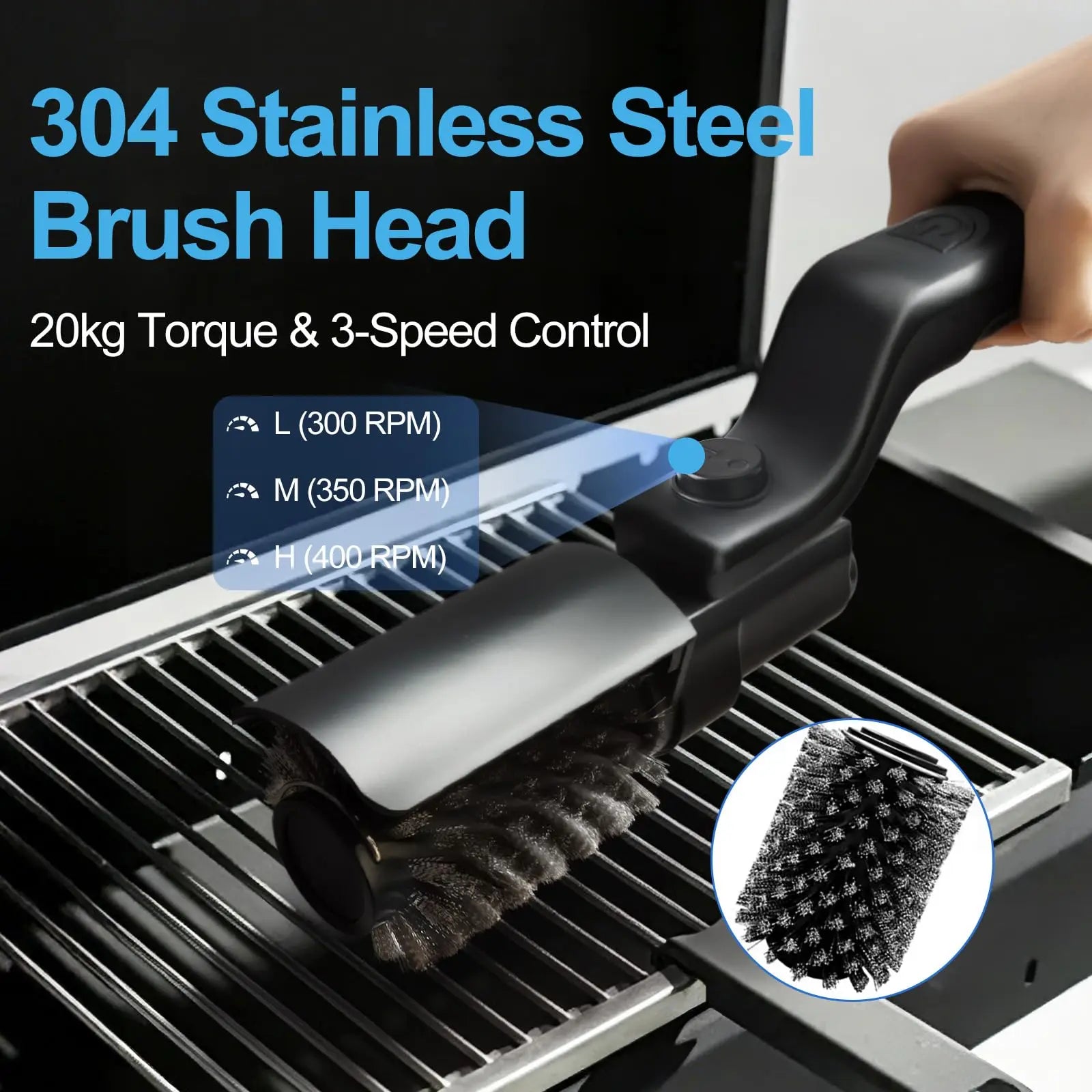 Upgraded Wireless Rechargeable Cleaning Brush