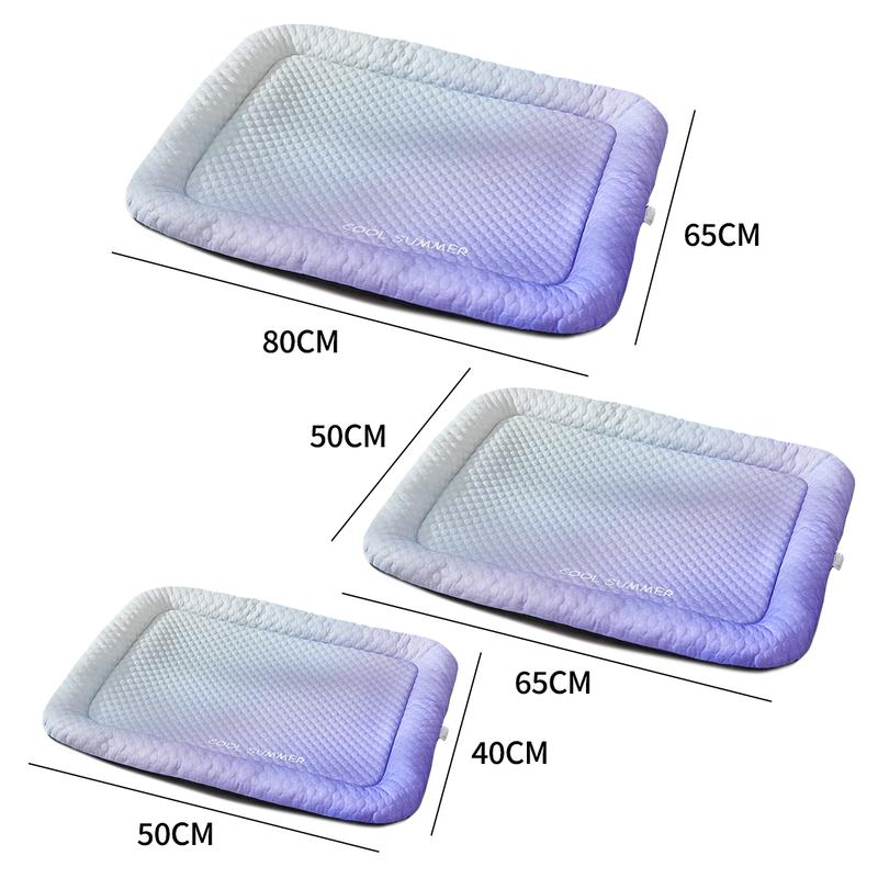 Pet Cooling Mat for Dogs & Cats 🐾  Naturally Cool Ice-Silk Pad • Breathable, Washable & Soft 🌿  For Floors, Sofas & Car Travel • Multiple Sizes • Gradient Colours ☀️🐶🐱