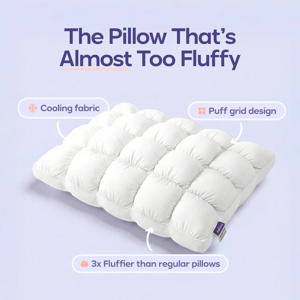 ☁️ Cooling Puff Pillow Set