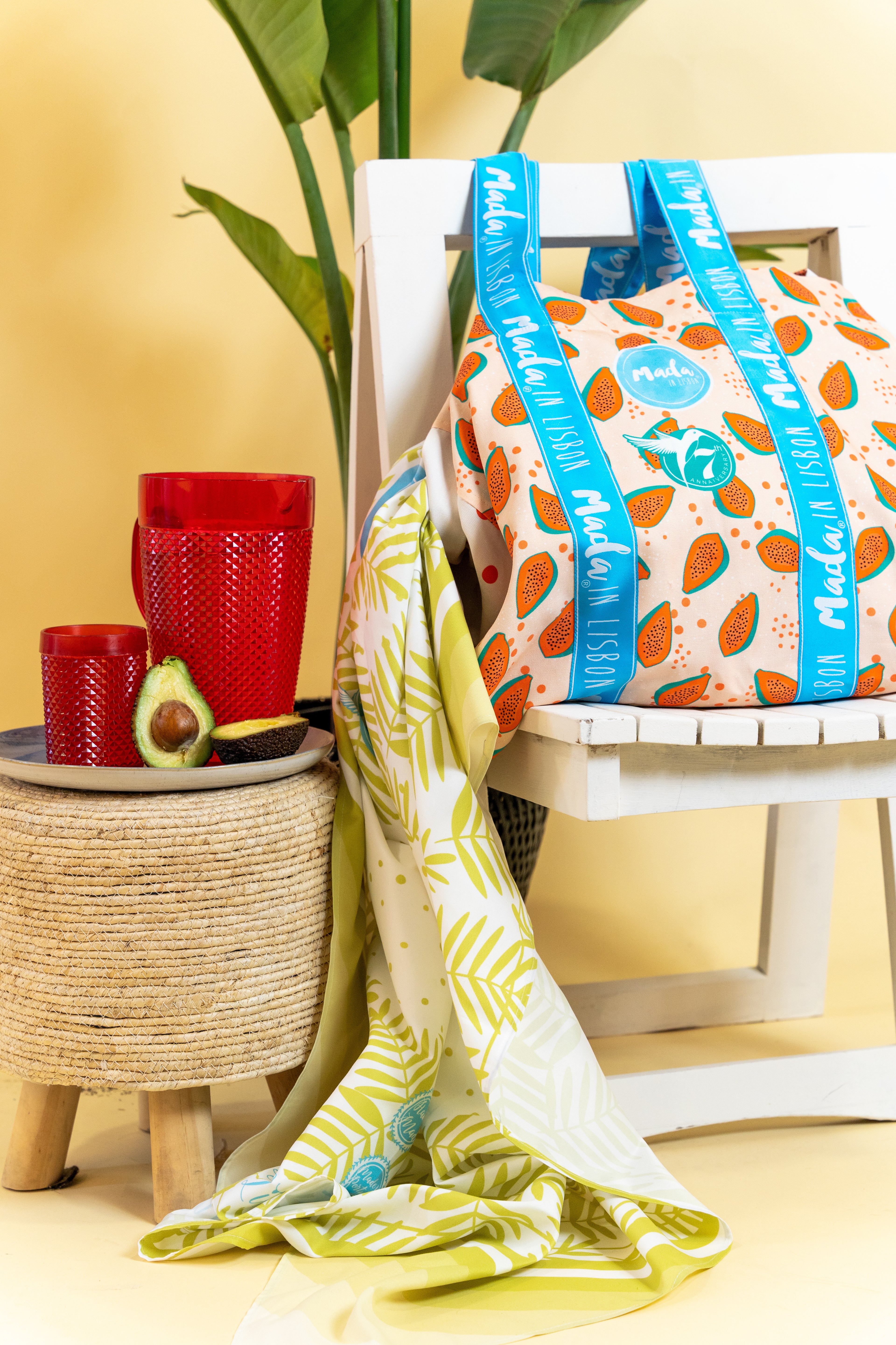 Serviette super absorbante Feuilles Vertes
