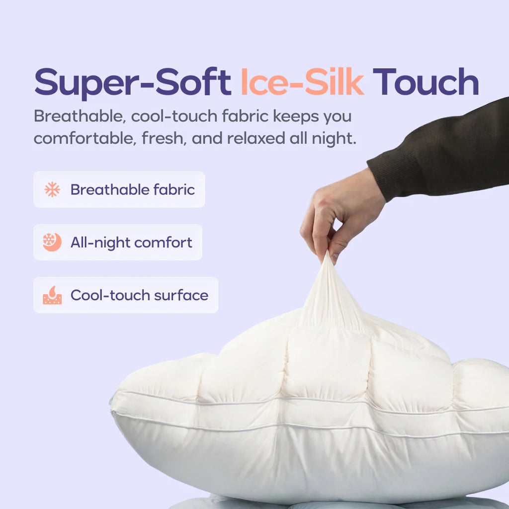 ☁️ Cooling Puff Pillow Set